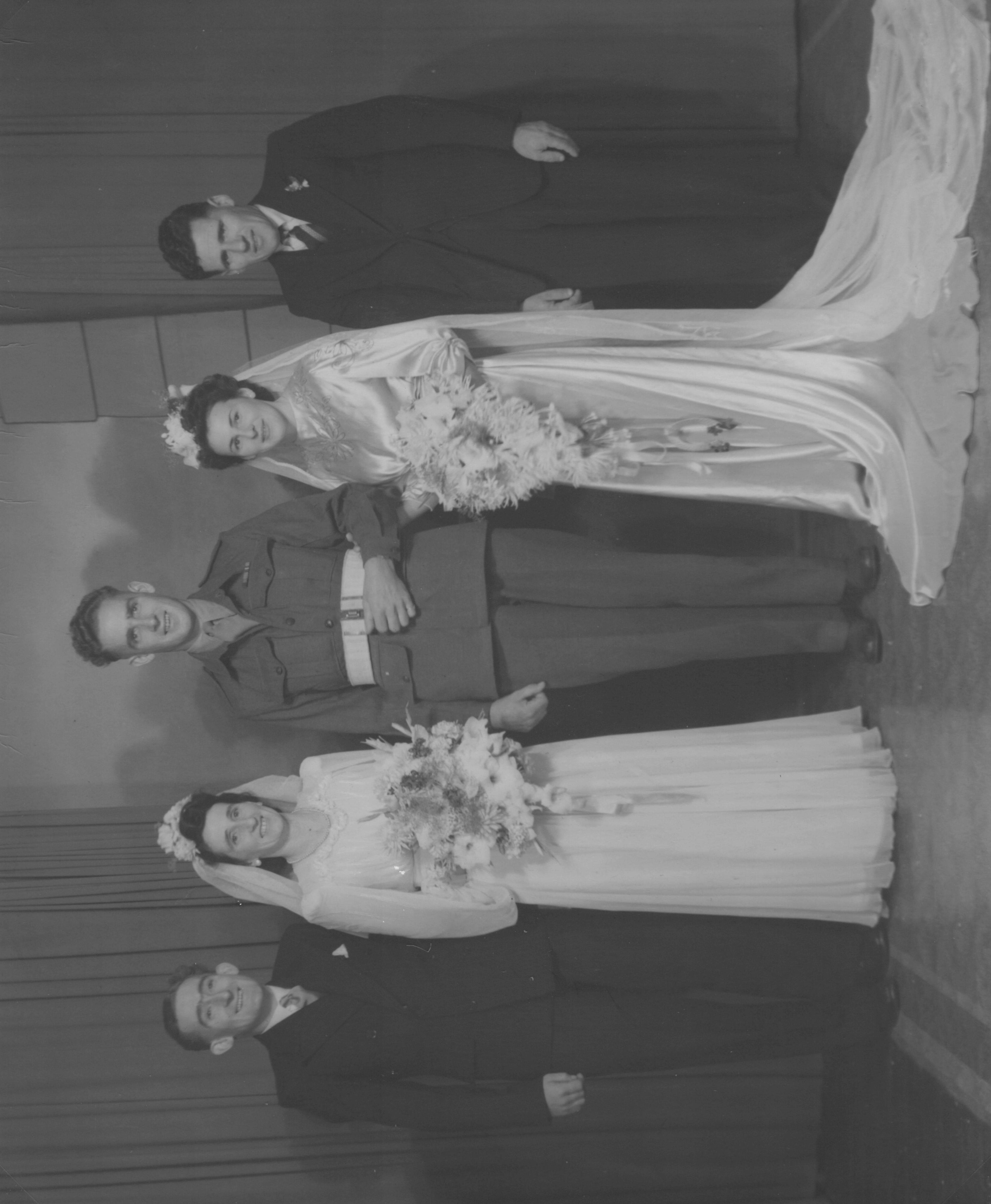 Wedding of Jack and Gwen Derrick