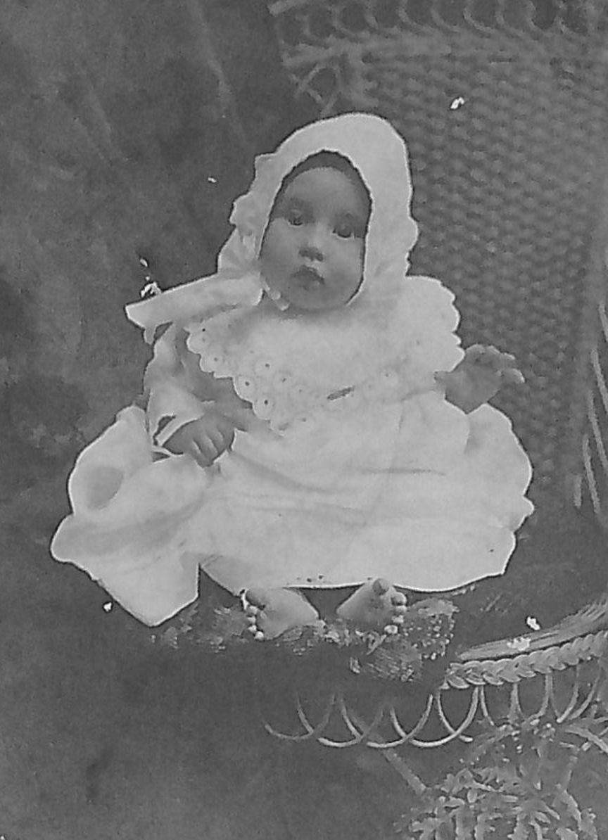 Charles Jnr as a baby